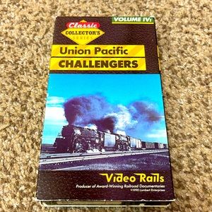 Union, pacific, challengers, VHS video tape video rails, 1990